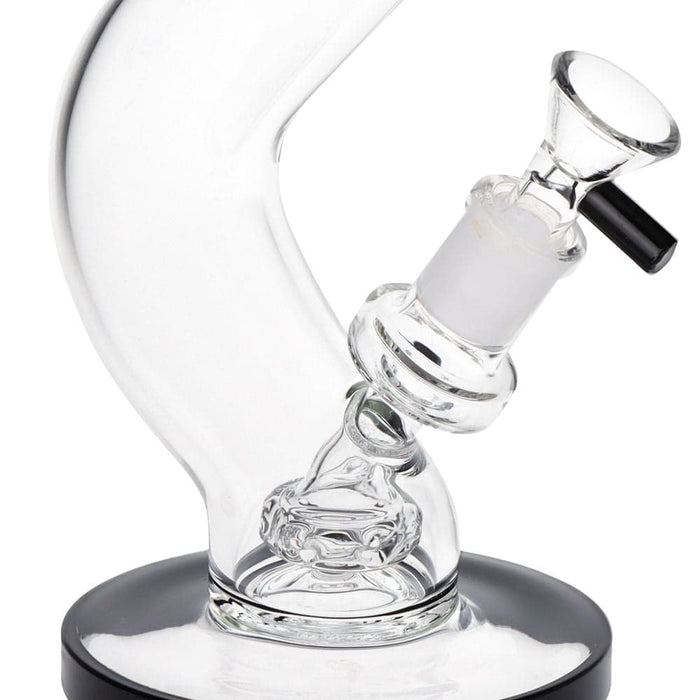 SeshGear Hip Check Curved Glass Water Pipe | 7.75" | 14mm F - Toker Supply