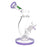 SeshGear Hip Check Curved Glass Water Pipe | 7.75" | 14mm F - Toker Supply