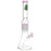 SeshGear Jellyfish Double Chamber Glass Beaker Water Pipe - 17" / 14mm F / Colors Vary - Toker Supply