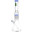 SeshGear Jellyfish Double Chamber Glass Beaker Water Pipe - 17" / 14mm F / Colors Vary - Toker Supply