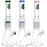 SeshGear Jellyfish Double Chamber Glass Beaker Water Pipe - 17" / 14mm F / Colors Vary - Toker Supply