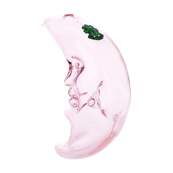 SeshGear Over the Moon Glass Hand Pipe - 3.75" - Toker Supply