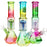 SeshGear Prism Ombre Glass Water Pipe - 10.25" 3ct/ 14mm F / Assorted Colors - Toker Supply