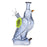 SeshGear Raven Glass Water Pipe - 7.5" / 14mm F / Smoke - Toker Supply