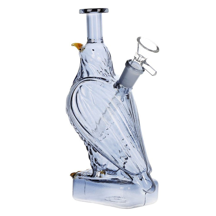 SeshGear Raven Glass Water Pipe - 7.5" / 14mm F / Smoke - Toker Supply