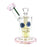 SeshGear Steampunk Gears Fumed Perc Glass Water Pipe | 6.5" | 14mm F - Toker Supply