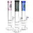 SeshGear Triple Honeycomb Perc Straight Tube Water Pipe - 15" / 14mm F / Colors Vary - Toker Supply