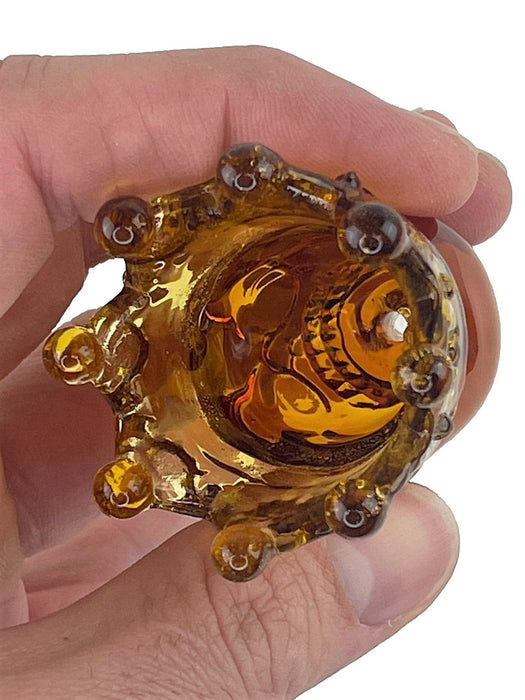 Skull & Crown Glass Bong Bowl - 14mm - Toker Supply