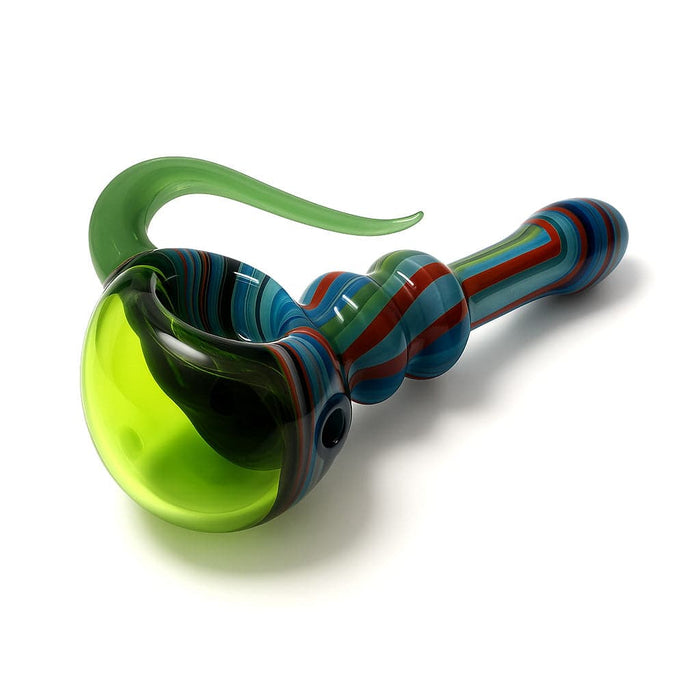 SLIME TRACK DOUBLE HORN HAND PIPE - Toker Supply