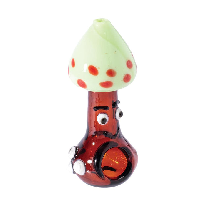 SMILEY MUSHROOM SPOON PIPE - Toker Supply