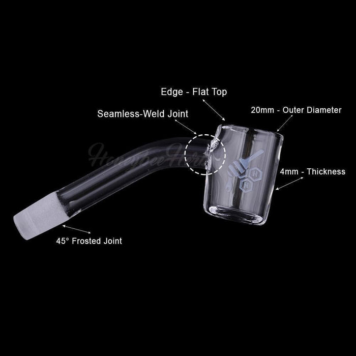 Thick Original Quartz Banger - 45° Degree | YL - Toker Supply
