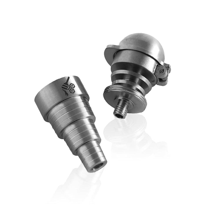 TITANIUM 6 IN 1 BASEBALL CARB CAP DAB NAIL - Toker Supply