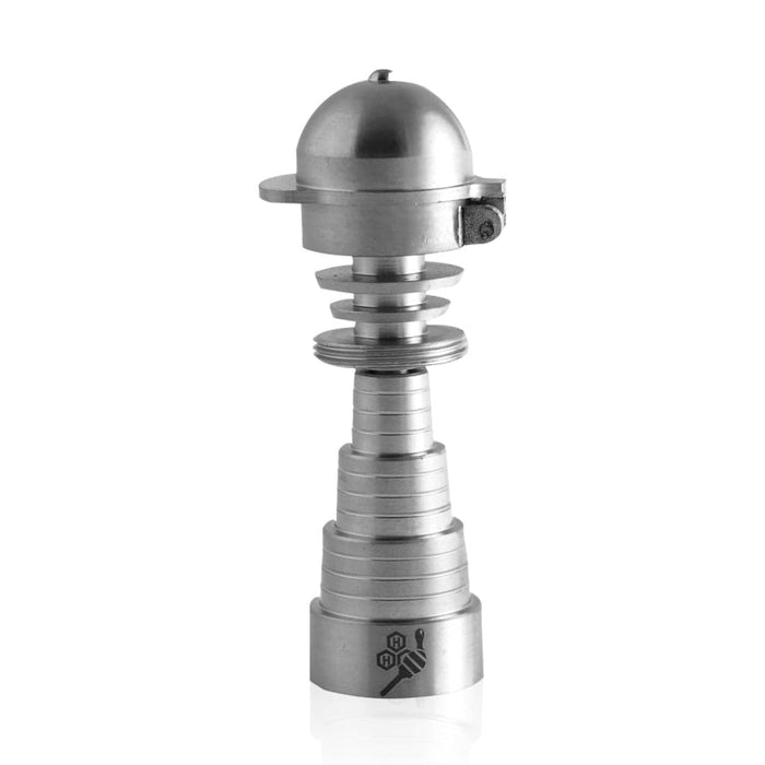 TITANIUM 6 IN 1 BASEBALL CARB CAP DAB NAIL - Toker Supply