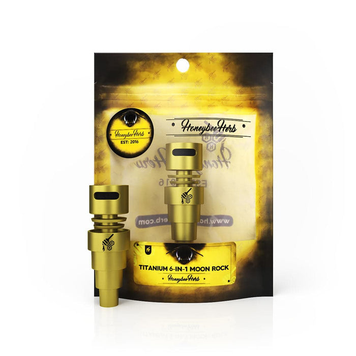 TITANIUM 6 IN 1 MOON ROCK DAB NAIL - Toker Supply