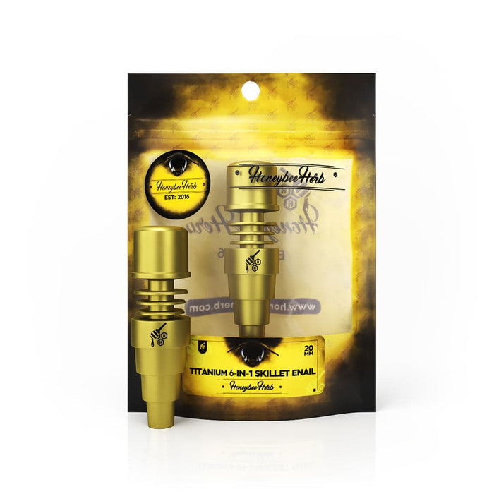 TITANIUM 6 IN 1 SKILLET ENAIL DAB NAIL - Toker Supply