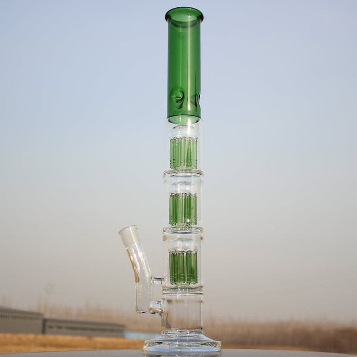 Triple Tree Percolator Glass Water Pipe 19" - Toker Supply