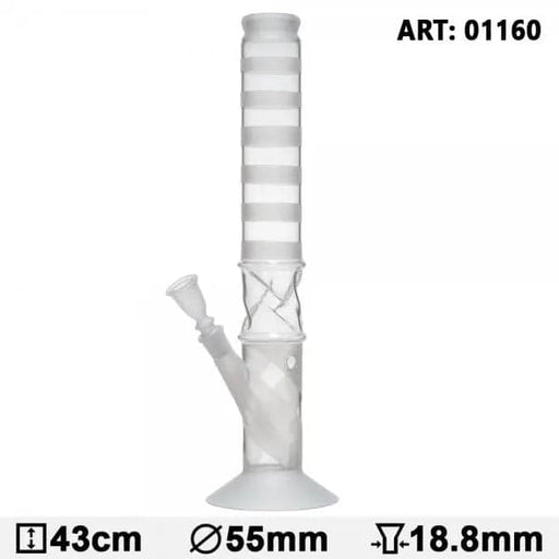Trippy Sand Glass Bong Water Pipe 17" - Toker Supply