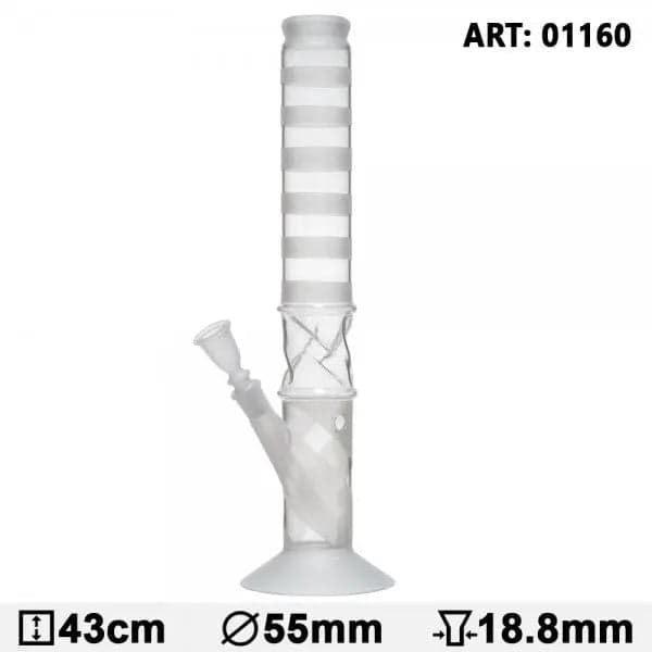 Trippy Sand Glass Bong Water Pipe 17" - Toker Supply