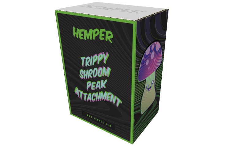 Trippy Shroom Puffco Peak Top - Toker Supply