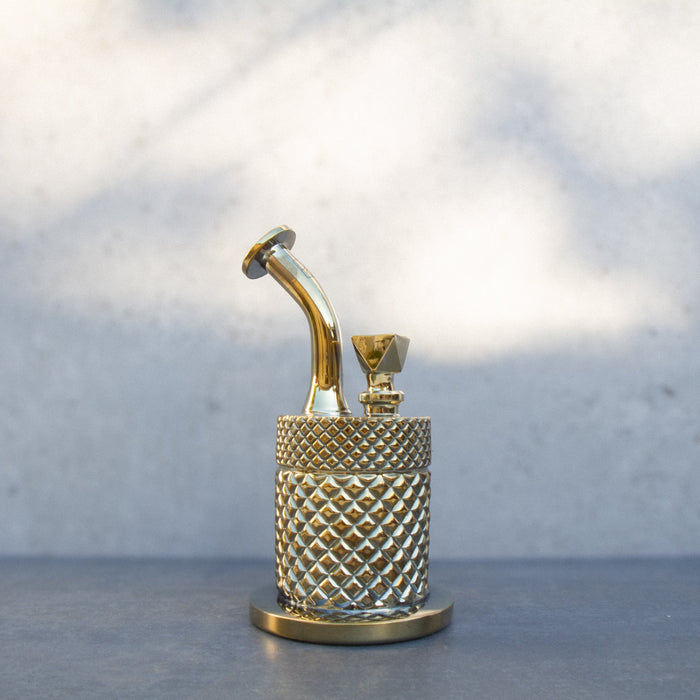 Twenties Collection Water Pipe | Gold - Toker Supply