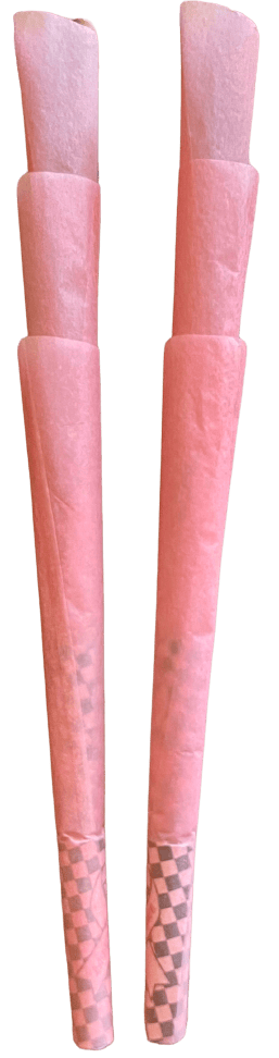Unbleached Pretty Pink King Size Natural Rolling 6 Cones Pack - Toker Supply
