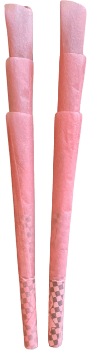 Unbleached Pretty Pink King Size Natural Rolling 6 Cones Pack - Toker Supply