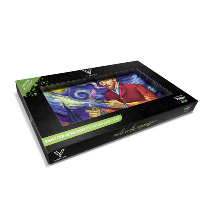 VAN GOGH GLASS TRAY - Toker Supply