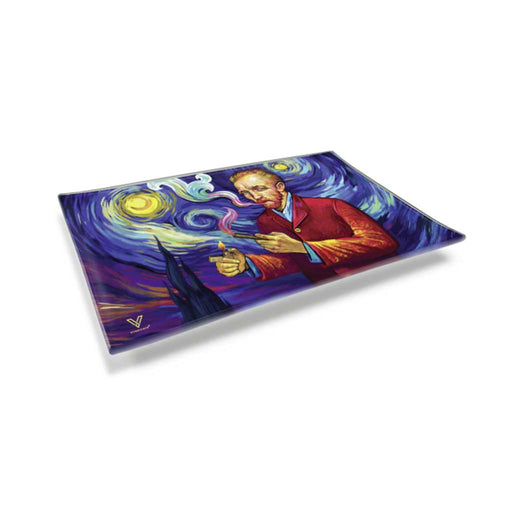 VAN GOGH GLASS TRAY - Toker Supply