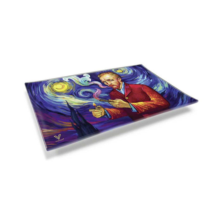 VAN GOGH GLASS TRAY - Toker Supply