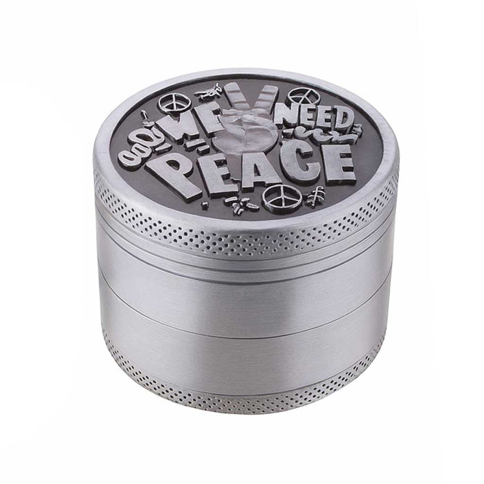 VINTAGE ALUMINUM EMBOSSED HERB GRINDER - Toker Supply