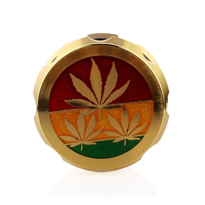 VINTAGE ALUMINUM EMBOSSED HERB GRINDER - Toker Supply