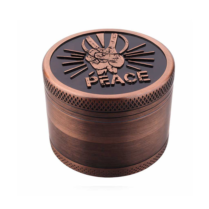 VINTAGE ALUMINUM EMBOSSED HERB GRINDER - Toker Supply