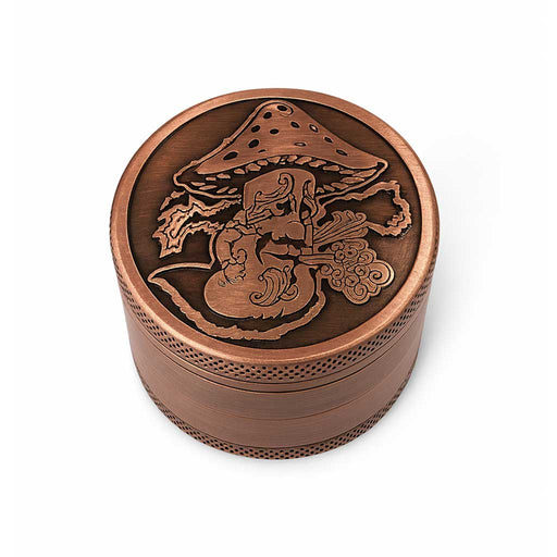 VINTAGE ALUMINUM EMBOSSED HERB GRINDER - Toker Supply