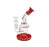 Waterpipe Rock Glass 7" - A211 - Toker Supply