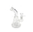 Waterpipe Rock Glass 7" - GWP611B - Toker Supply