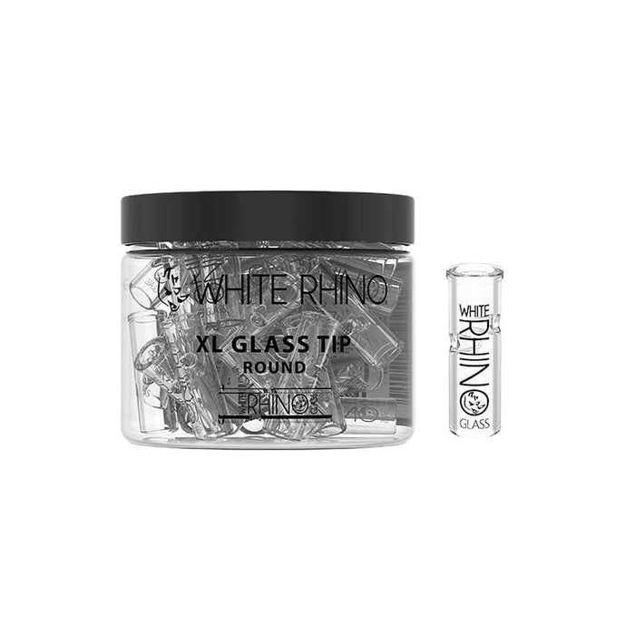 White Rhino XL Glass Rolling Tips 40ct - Toker Supply
