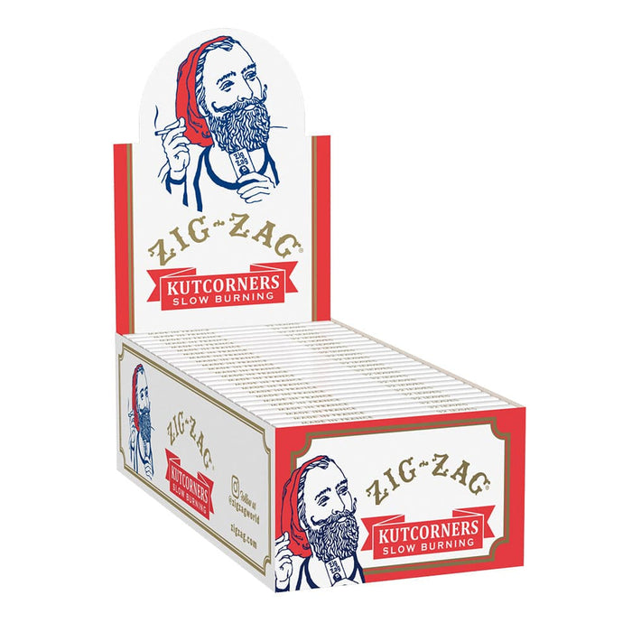 Zig Zag Cut Corner Rolling Papers - Toker Supply