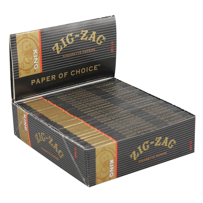 Zig Zag Slow-Burning Rolling Papers - Kingsize 24pcs - Toker Supply