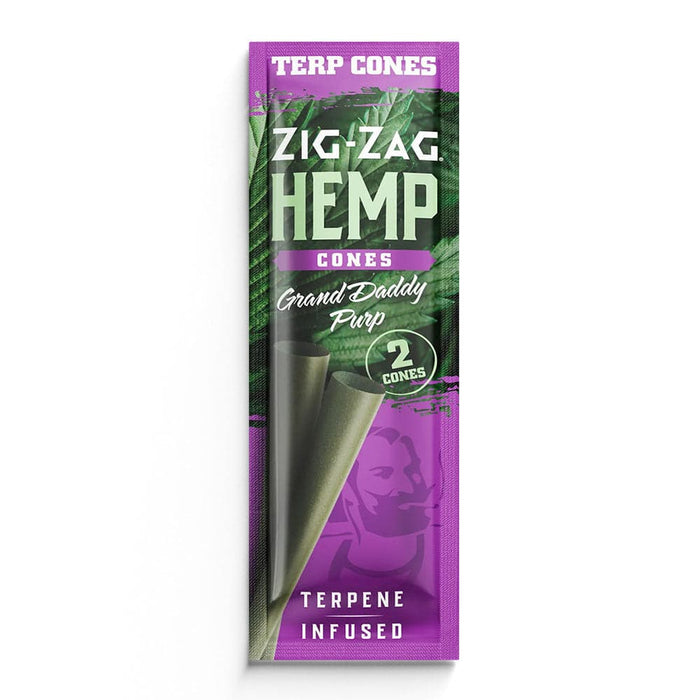 Zig Zag Terpene Infused Pre-Rolled Cones | 2pk | 15pc Display - Toker Supply