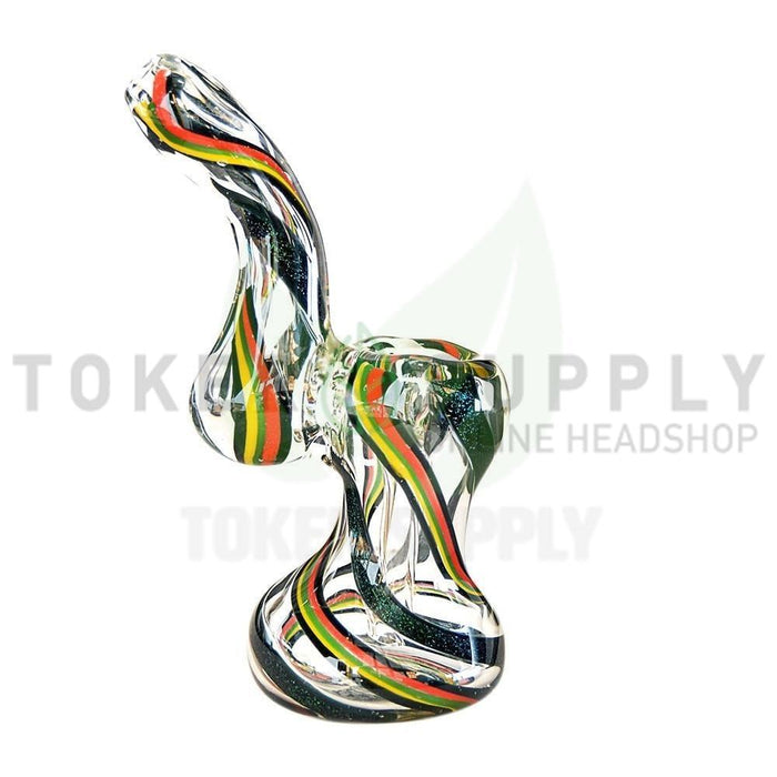 7" Inch Dichro Glass Bubbler - Toker Supply