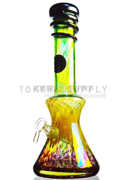 Beaker Bottom Colored Glass Water Pipe
