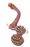 Bent Neck Color Swirl Bubbler - Toker Supply