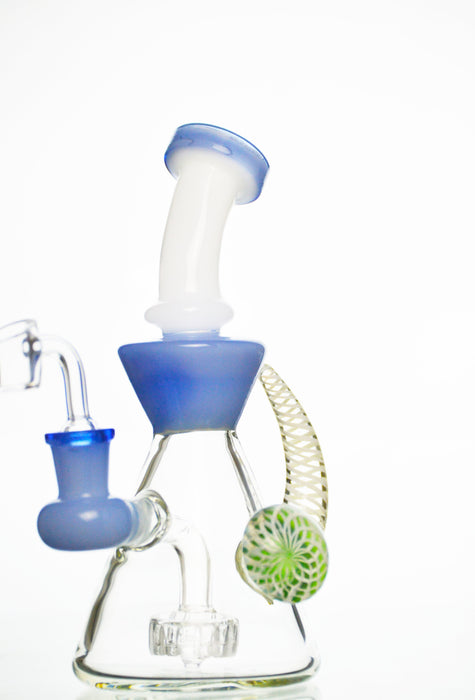 Bent Neck Implosion Marble Dab Rig - Toker Supply