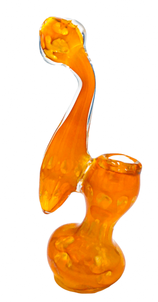 Blood Orange Glass Bubbler - Toker Supply