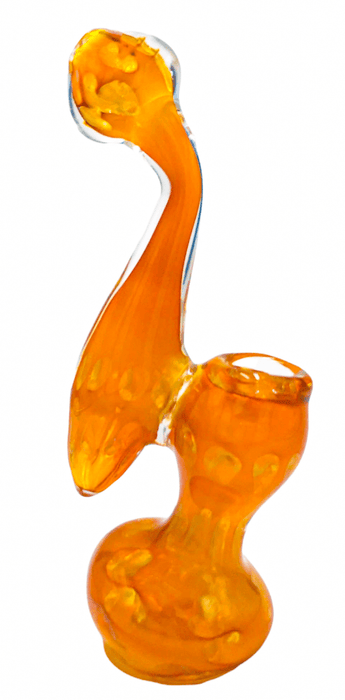 Blood Orange Glass Bubbler - Toker Supply
