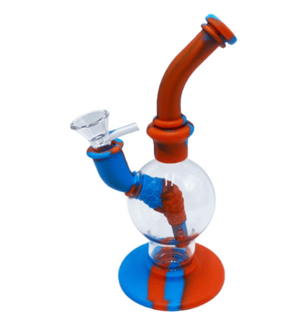 Clear Globe Silicone Bong - Toker Supply