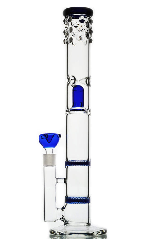 Double Honeycomb Bong with Splash Guard - Toker Supply