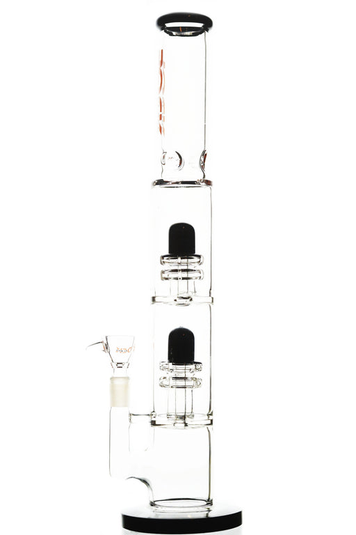 Double Showerhead Perc Water Pipe - Toker Supply