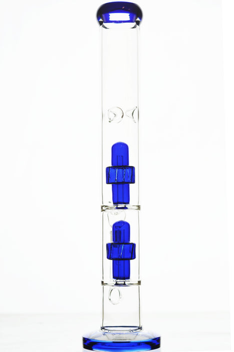 Double Stereo Perc Water Pipe - Toker Supply