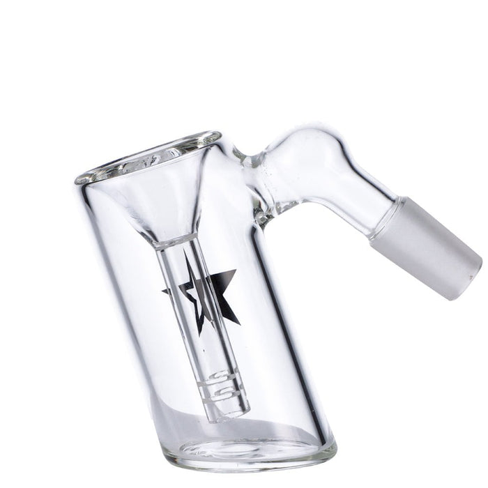 Famous X 45 Degree Glass Ash Catcher Built In Bowl - Toker Supply